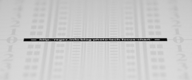 An example of perfect autofocus, as seen with
Jeffrey's Autofocus Test Chart An example of perfect autofocus, as seen with
Jeffrey's Autofocus Test Chart