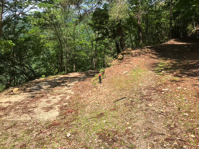 Fork I'd come from the right. Behind me the road continued up sharply. I took the descent to the left. -- Kyoto, Japan -- Copyright 2021 Jeffrey Friedl, https://regex.info/blog/ Fork I'd come from the right. Behind me the road continued up sharply. I took the descent to the left. -- Kyoto, Japan -- Copyright 2021 Jeffrey Friedl, https://regex.info/blog/